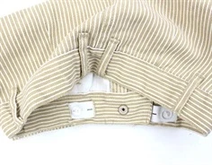 Name It nomad/white stribet short cargo nederdel